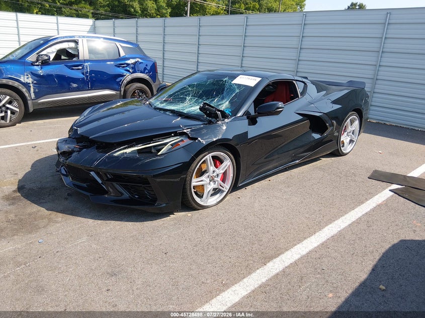 Vin: 1g1yb2d42n5115899, lot: 46227197, chevrolet corvette stingray rwd  2lt 20222