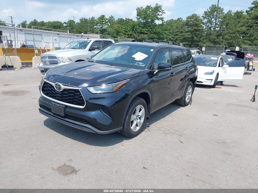 Vin: 5tdczrbh6ns584628, lot: 46227239, toyota highlander l 20222