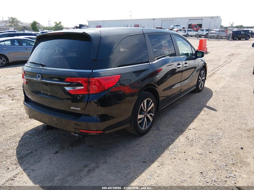 Vin: 5fnrl6h81pb008583, lot: 46227255, honda odyssey touring 20234
