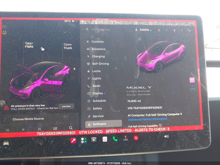 2024 TESLA MODEL Y SPORT UTILITY VEHICLE ELECTRIC