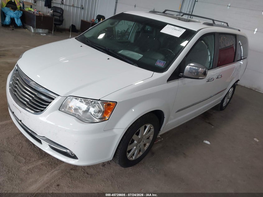 Vin: 2c4rc1gg1gr166812, lot: 46227304, chrysler town & country limited platinum 20162
