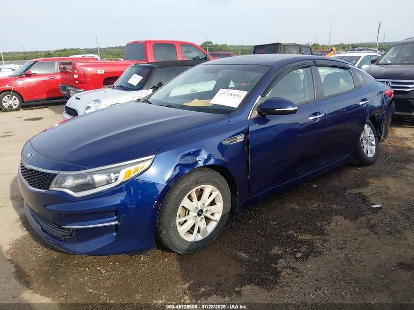 Vin: 5xxgt4l33gg025972, lot: 46227305, kia optima lx 20162