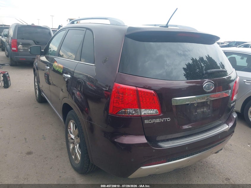Vin: 5xykwda22cg219197, lot: 46227309, kia sorento sx v6 20123