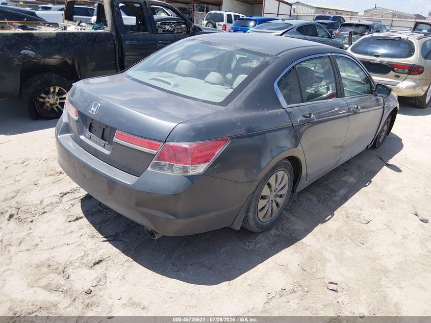Vin: 1hgcp2f30ca214122, lot: 46227320, honda accord sdn lx 20124