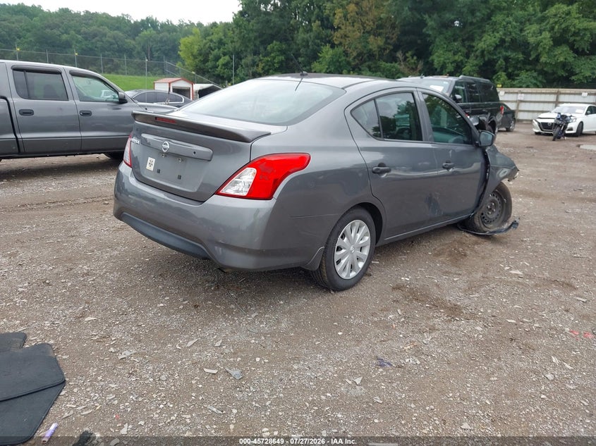 Vin: 3n1cn7ap6jl842285, lot: 46227348, nissan versa 1.6 s+ 20184