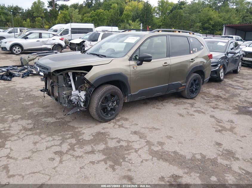Vin: jf2skajc3rh514345, lot: 46227364, subaru forester wilderness 20242