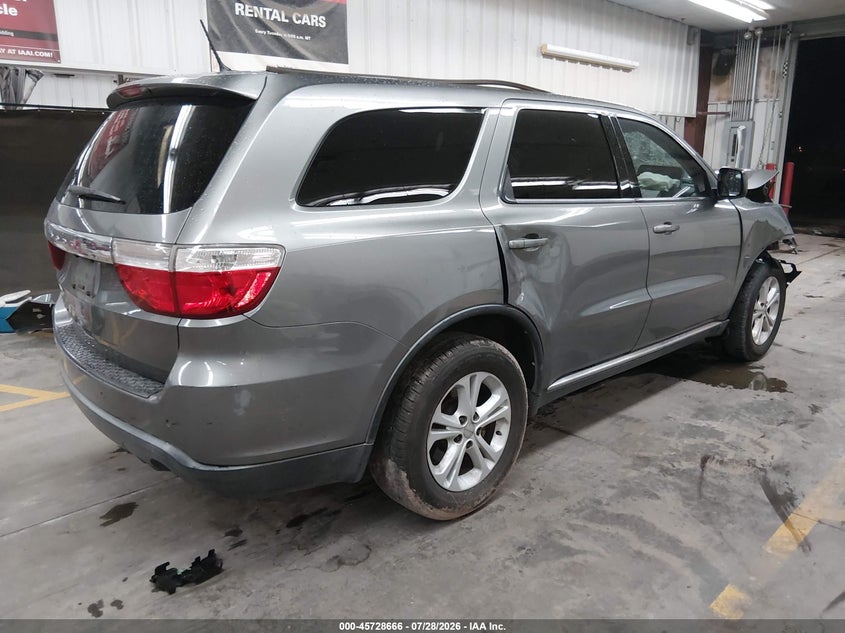 Vin: 1c4rdhag9dc527402, lot: 46227365, dodge durango sxt 20134