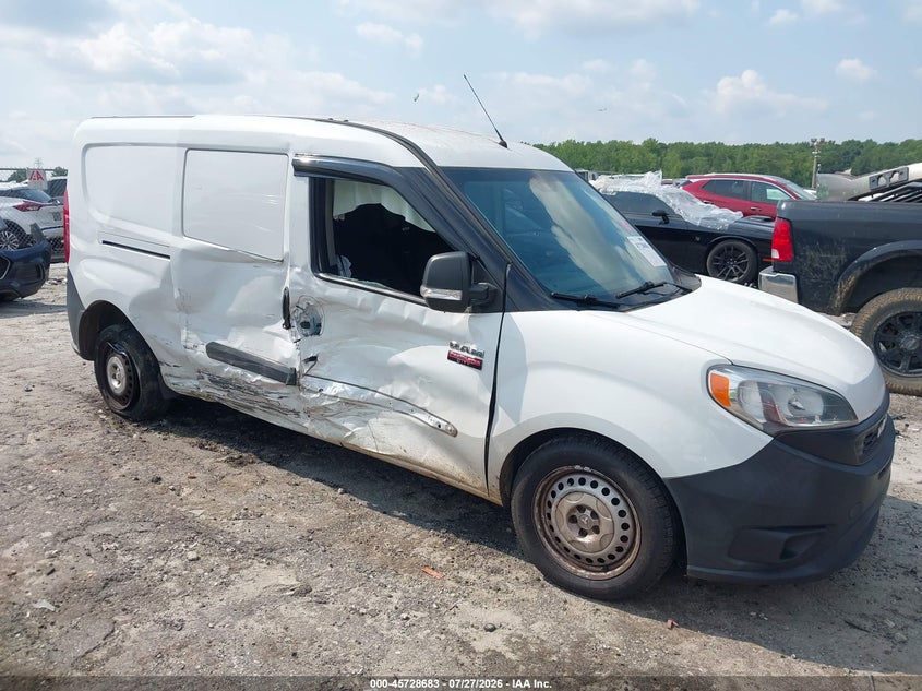RAM PROMASTER CITY 2019 VIN ZFBHRFAB0K6N03106