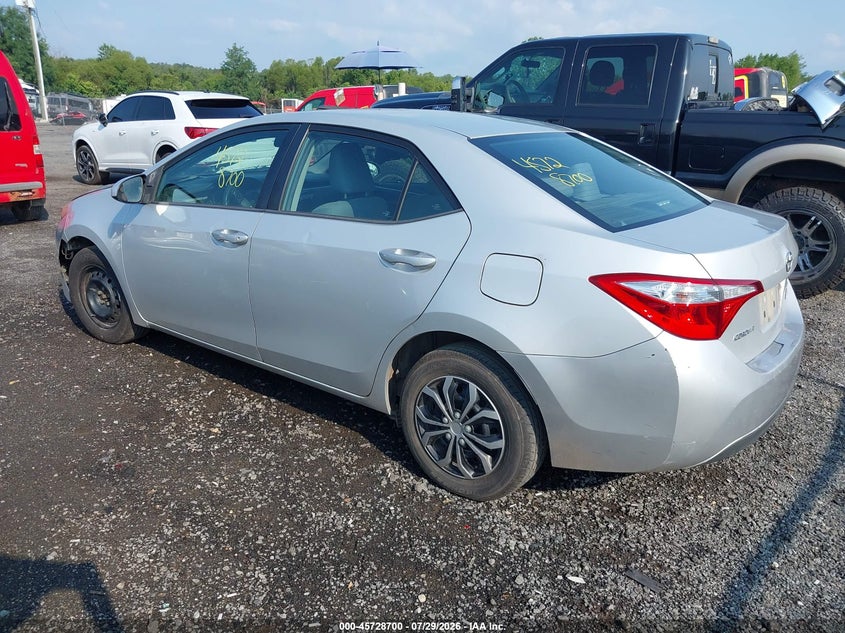 Vin: 2t1burhe2fc346115, lot: 46227400, toyota corolla l 20153