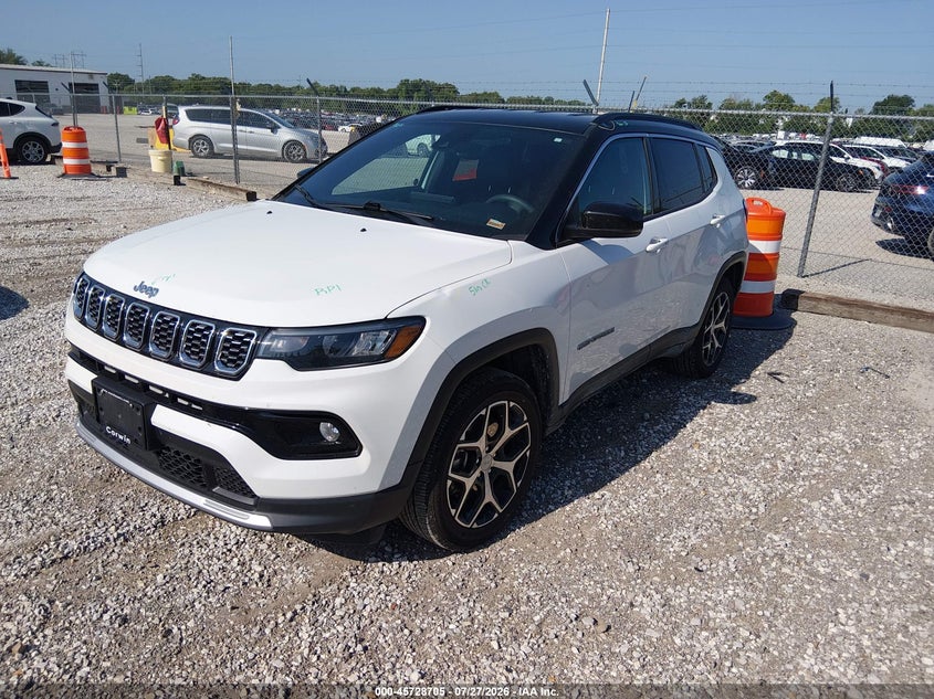 Vin: 3c4njdcn9rt125435, lot: 46227404, jeep compass limited 4x4 20242