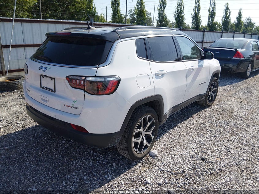 Vin: 3c4njdcn9rt125435, lot: 46227404, jeep compass limited 4x4 20244