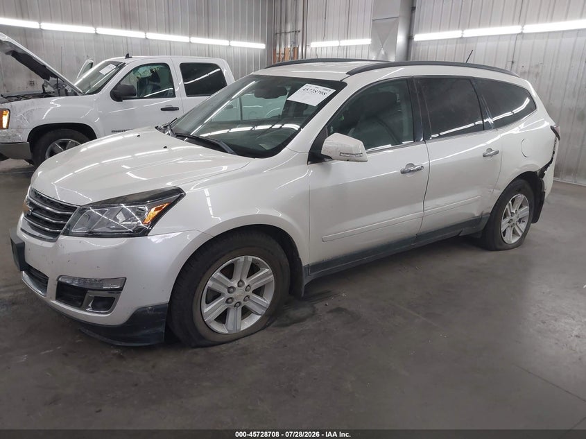 Vin: 1gnkvhkd4ej277610, lot: 46227407, chevrolet traverse 2lt 20142