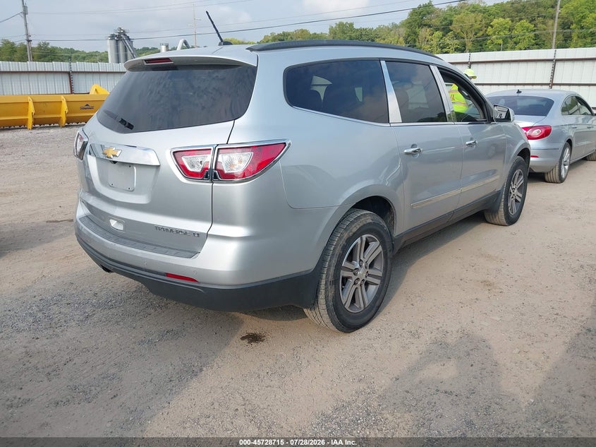 Vin: 1gnkvhkdxfj384498, lot: 46227414, chevrolet traverse lt 20154