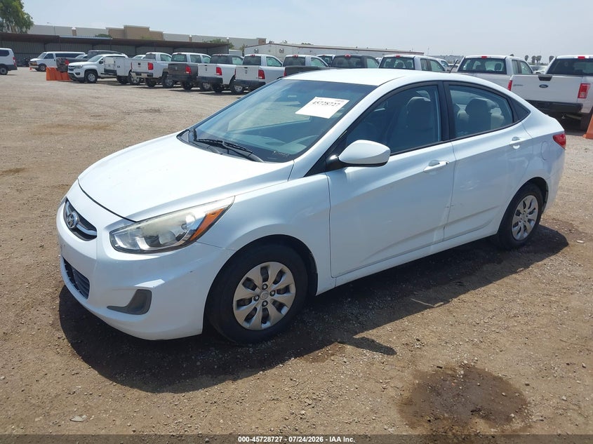 Vin: kmhct4ae0gu018485, lot: 46227426, hyundai accent se 20162