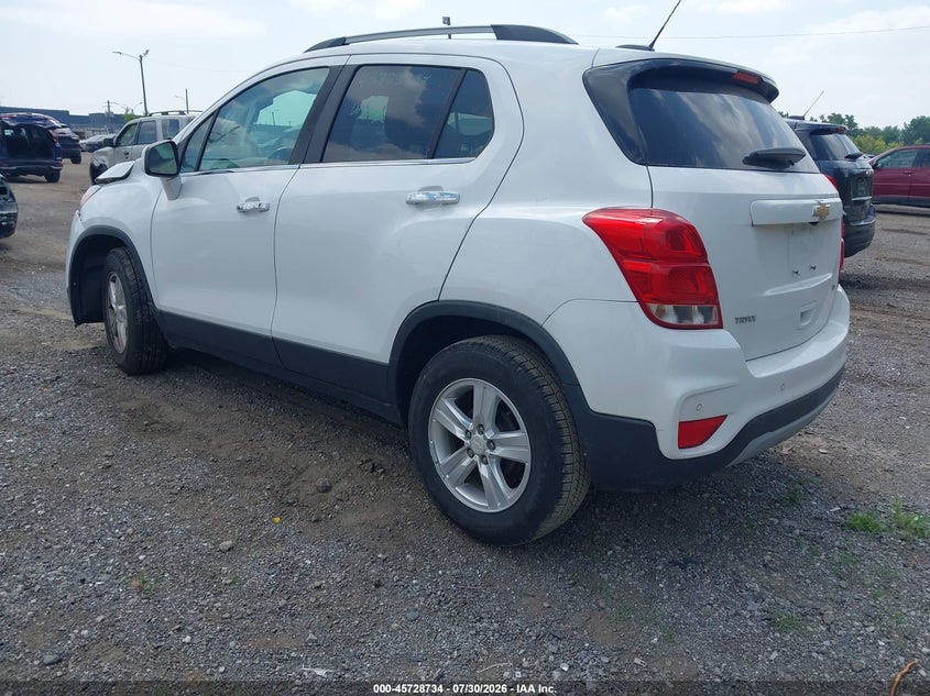 Vin: 3gncjlsb5hl220301, lot: 46227433, chevrolet trax lt 20173