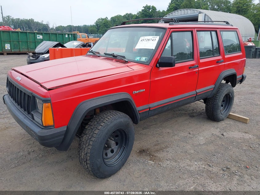 1996 Jeep Cherokee, Звичайний знос, IAAI, VIN 1J4FJ68S9TL248793 — фото 2