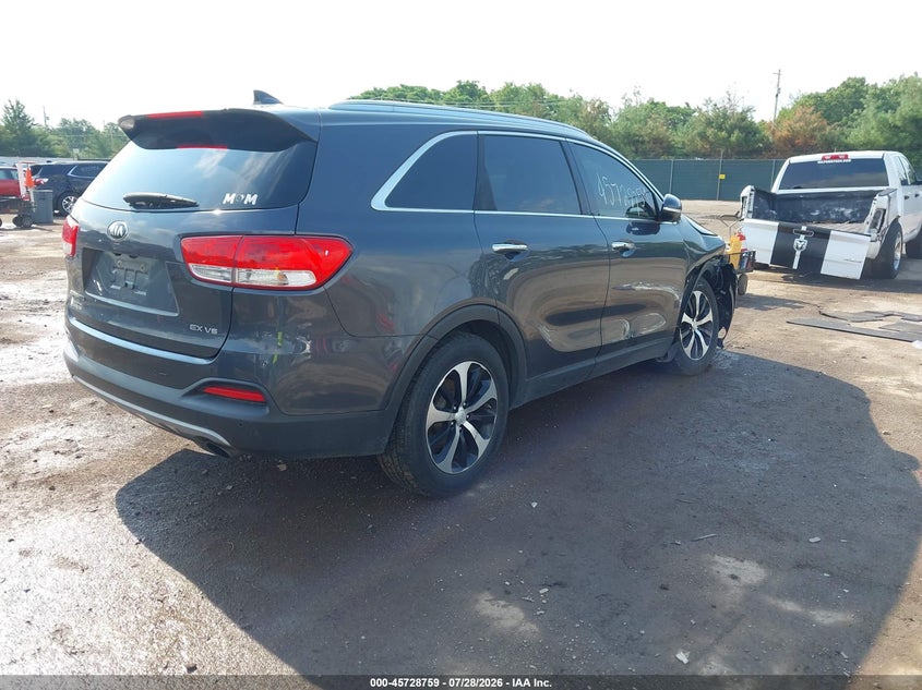 Vin: 5xyph4a54gg105623, lot: 46227458, kia sorento 3.3l ex 20164