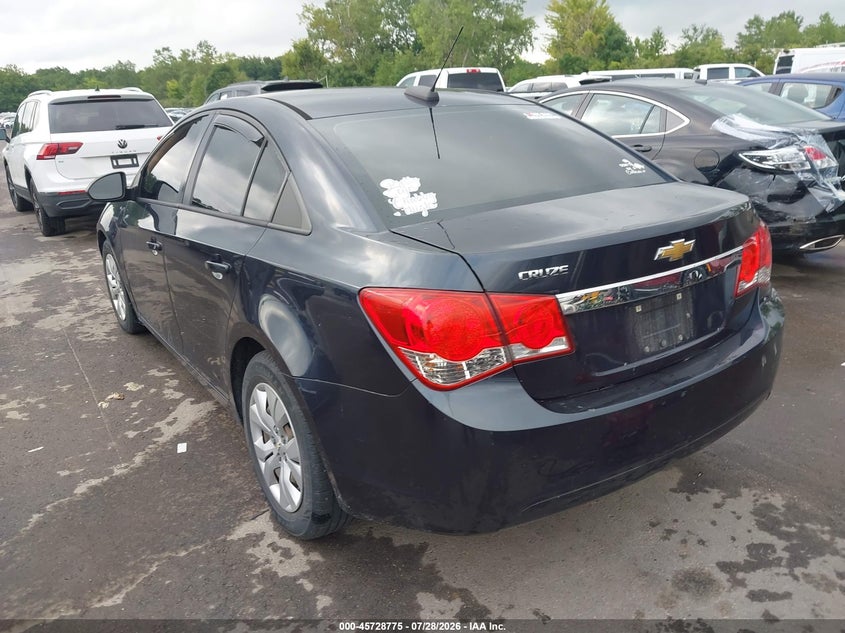 Vin: 1g1pa5sh2f7294344, lot: 46227474, chevrolet cruze ls auto 20153