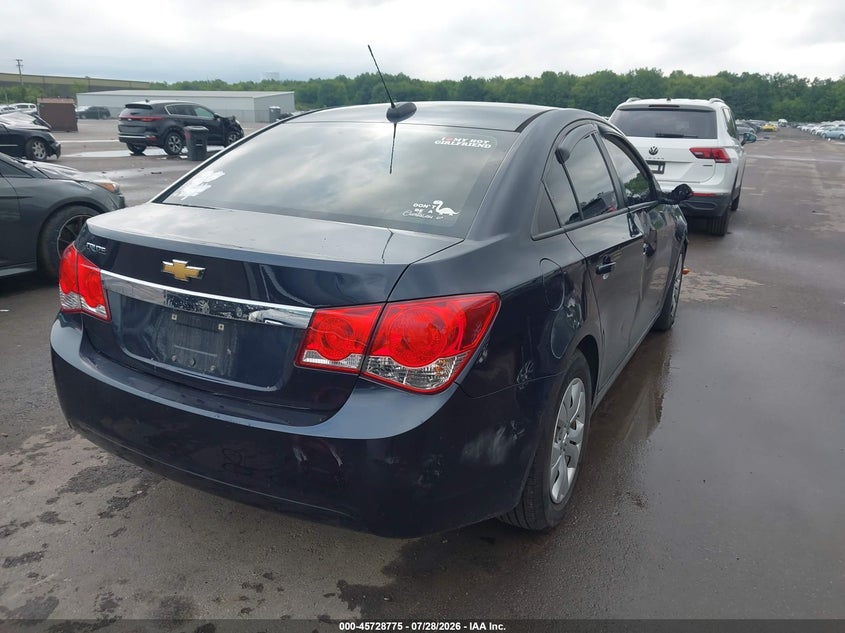 Vin: 1g1pa5sh2f7294344, lot: 46227474, chevrolet cruze ls auto 20154