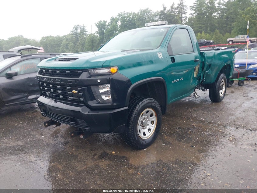 2022 Chevrolet Silverado, Левый бок, IAAI, VIN 1GC3YSE76NF184095 — фото 2