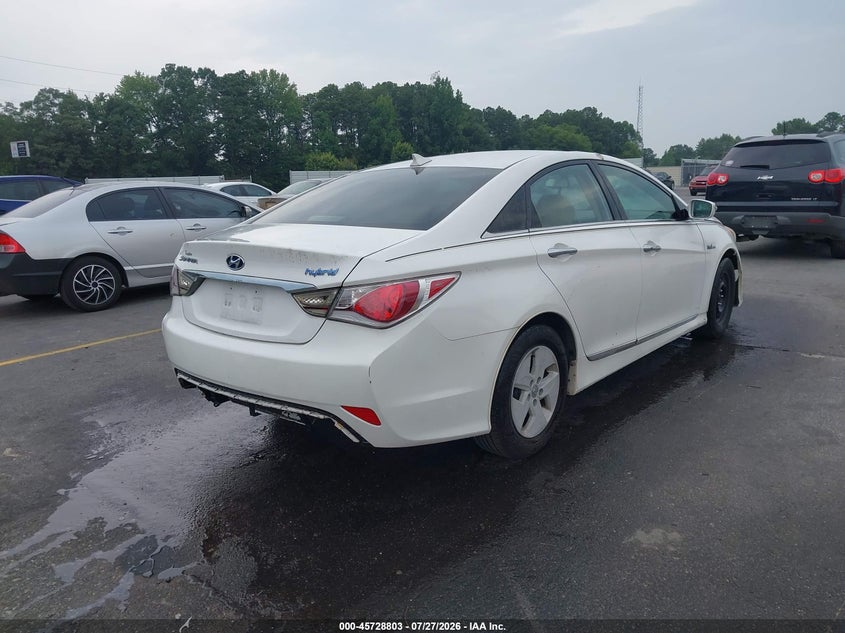 2012 HYUNDAI SONATA HYBRID auction photo 4