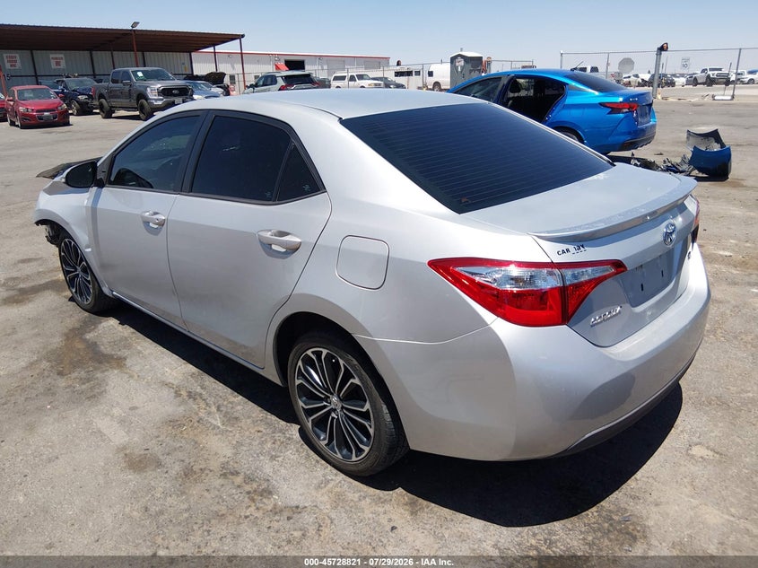 Vin: 5yfburhe0gp367983, lot: 46227520, toyota corolla s plus 20163