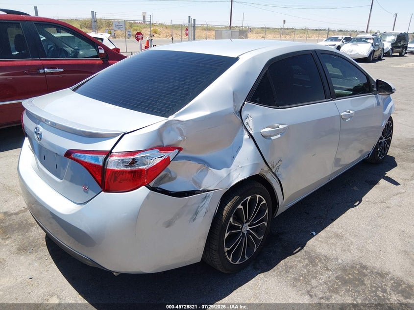 Vin: 5yfburhe0gp367983, lot: 46227520, toyota corolla s plus 20164