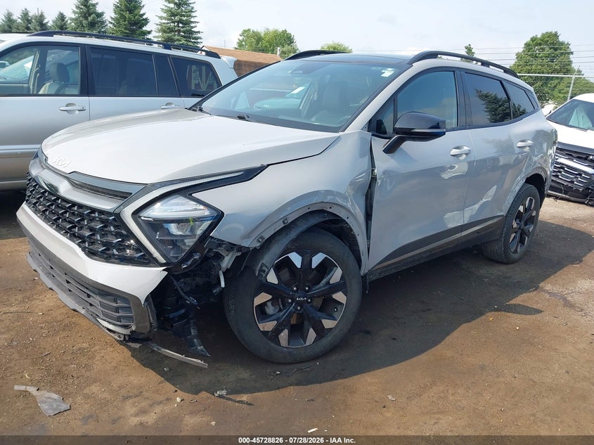 Vin: 5xyk6caf2pg066498, lot: 46227525, kia sportage x-line 20232
