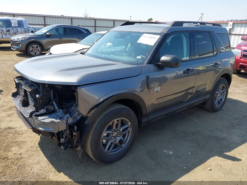 Vin: 3fmcr9bn6tre80903, lot: 46227543, ford bronco sport big bend 20262