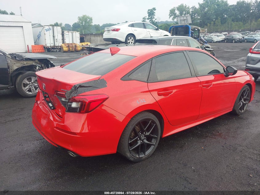 Vin: 2hgfe2f58rh509497, lot: 46227563, honda civic sport 20244
