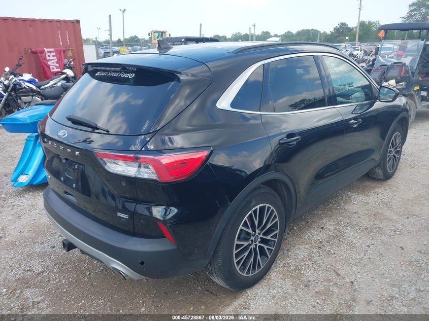 Vin: 1fmcu0lz3mub35267, lot: 46227566, ford escape phev titanium 20214