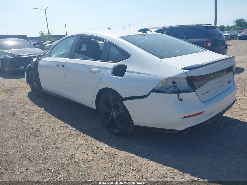 Vin: 1hgcy2f75ra096397, lot: 46227567, honda accord hybrid sport-l 20243