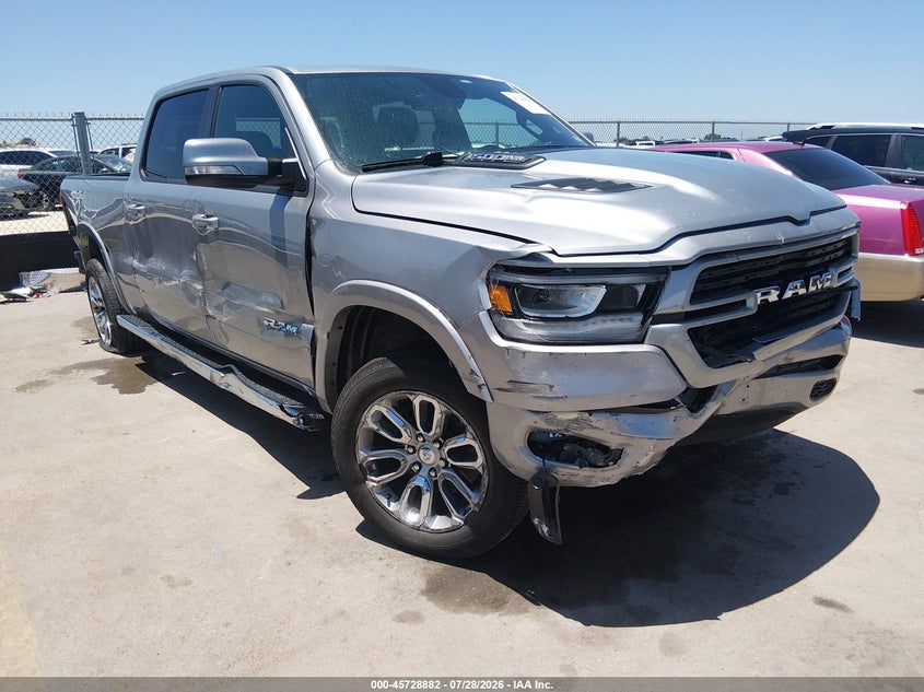 Vin: 1c6rrert6kn864894, lot: 46227581, ram 1500 laramie  4x2 6'4 box 2019 img_1