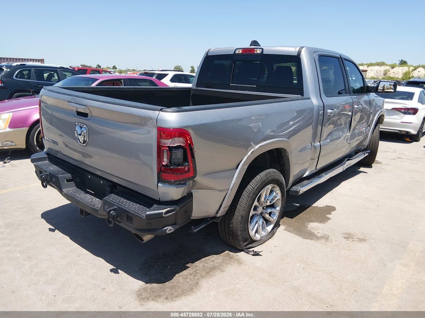 Vin: 1c6rrert6kn864894, lot: 46227581, ram 1500 laramie  4x2 6'4 box 20194