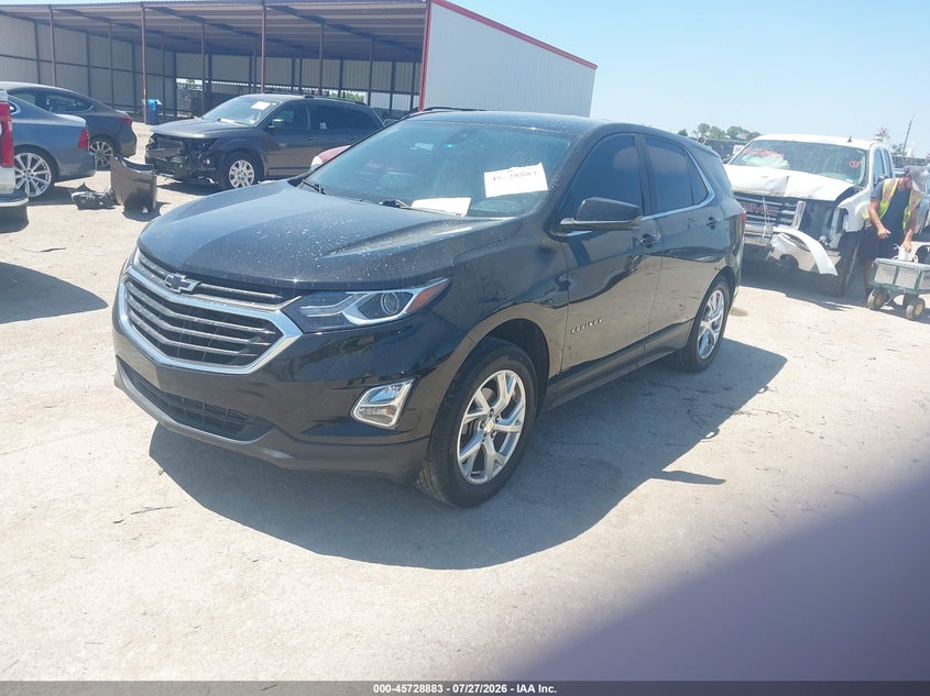 2021 Chevrolet Equinox, Left Rear, IAAI, VIN 3GNAXUEV8ML339696 — photo 2
