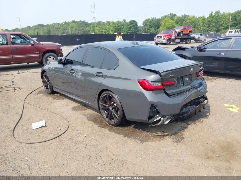 Vin: 3mw49ff08p8c89126, lot: 46227640, bmw m340i m340i xdrive 20233