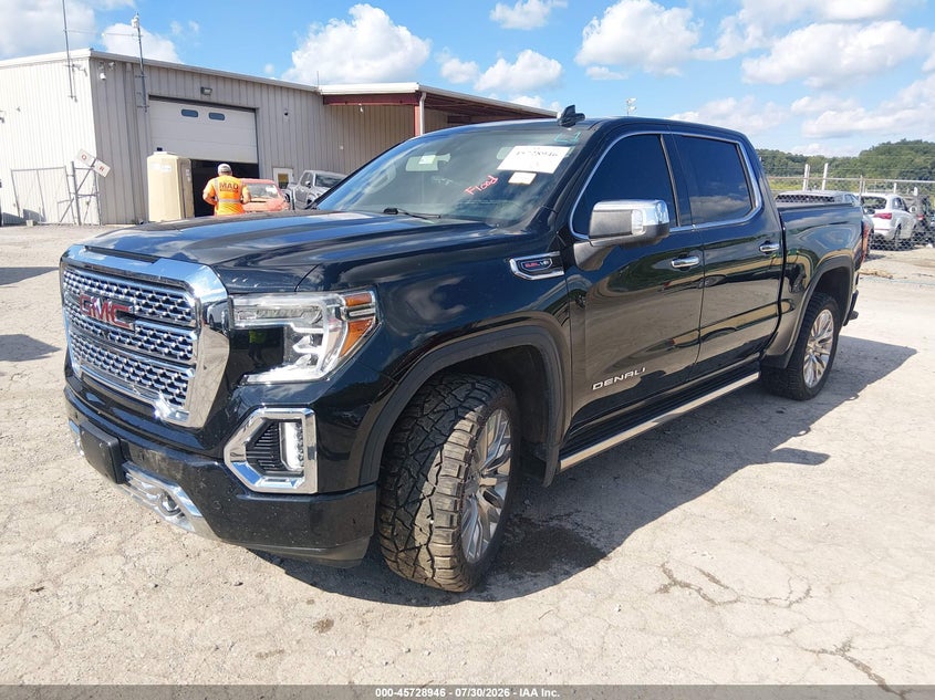 Vin: 1gtu9fel8kz416003, lot: 46227645, gmc sierra 1500 denali 20192