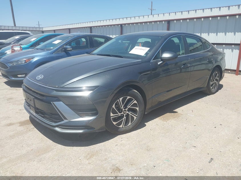 Vin: kmhl24jj9ta145408, lot: 46227646, hyundai sonata hybrid blue 20262