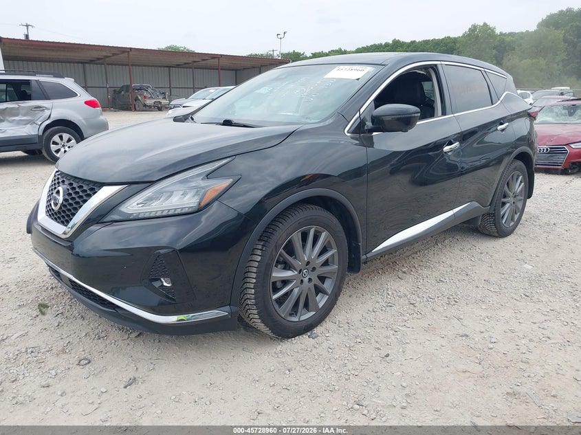 Vin: 5n1az2bs5mc131512, lot: 46227659, nissan murano sv intelligent awd 20212
