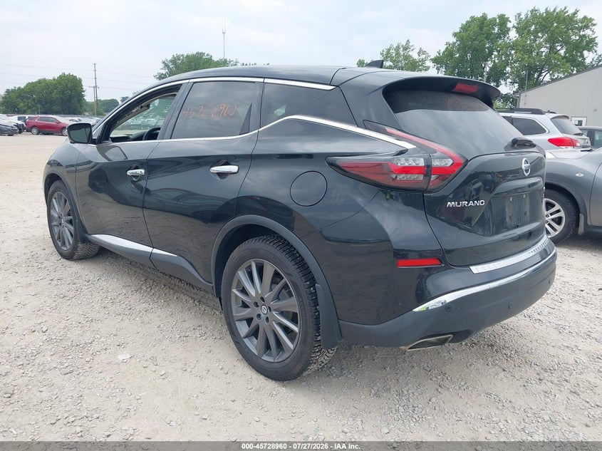 Vin: 5n1az2bs5mc131512, lot: 46227659, nissan murano sv intelligent awd 20213