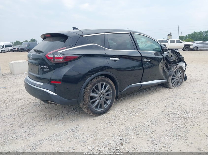 Vin: 5n1az2bs5mc131512, lot: 46227659, nissan murano sv intelligent awd 20214
