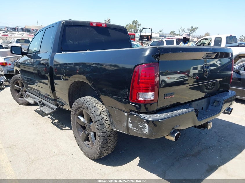 Vin: 1c6rr6ft1fs505678, lot: 46227685, ram 1500 express 20153