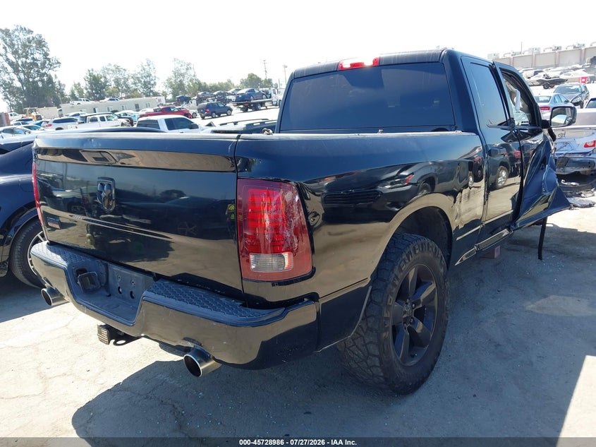 Vin: 1c6rr6ft1fs505678, lot: 46227685, ram 1500 express 20154
