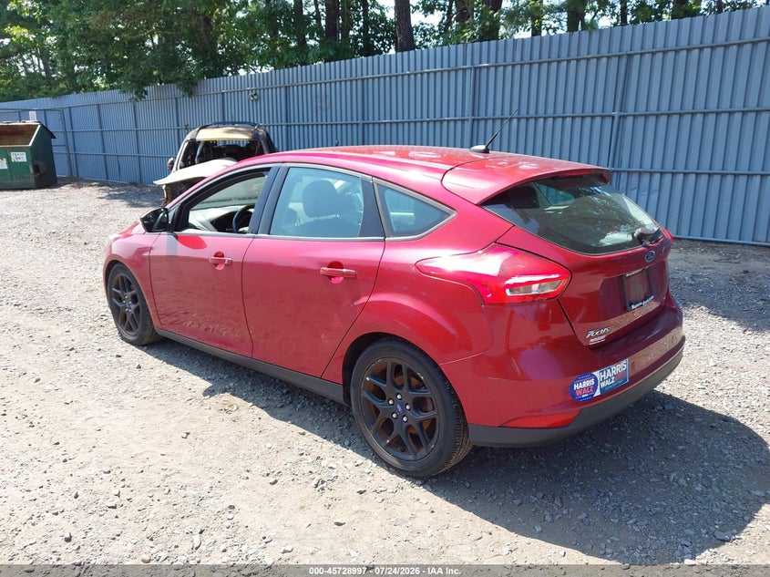 Vin: 1fadp3k21gl248415, lot: 46227696, ford focus se 20163