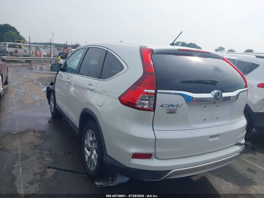 Vin: 5j6rm3h50fl021039, lot: 46227700, honda cr-v ex 20153