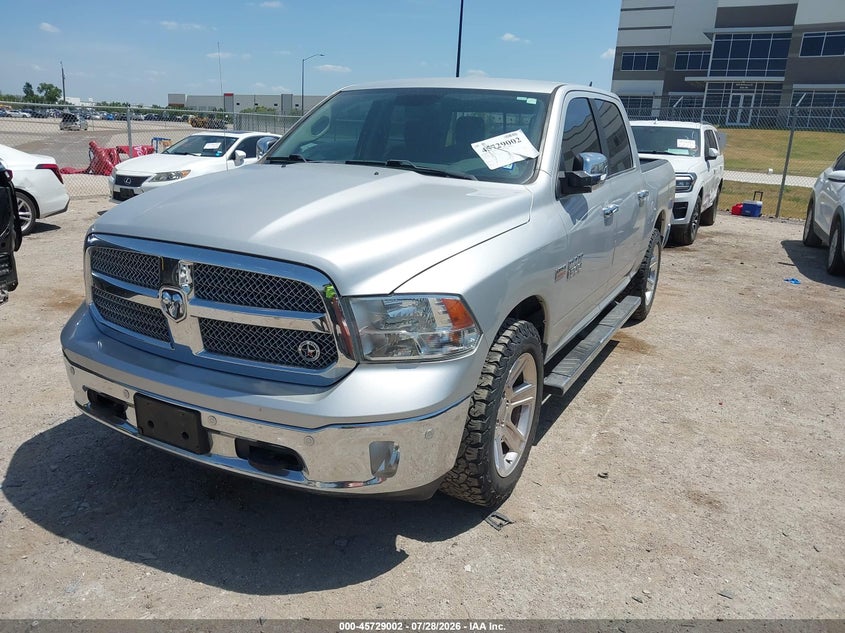 Vin: 1c6rr6lt5js244813, lot: 46227701, ram 1500 lone star silver  4x2 5'7 box 20182