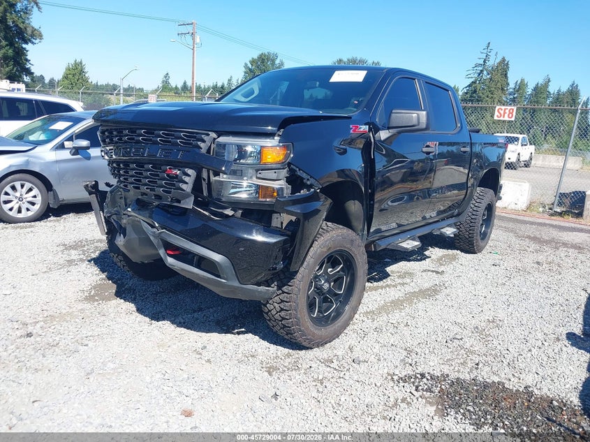 Vin: 1gcpycef0kz411953, lot: 46227703, chevrolet silverado 1500 custom trail boss 20192