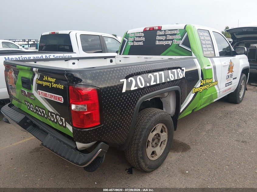Vin: 1gtr1lecxjz369275, lot: 46227719, gmc sierra 1500 20184