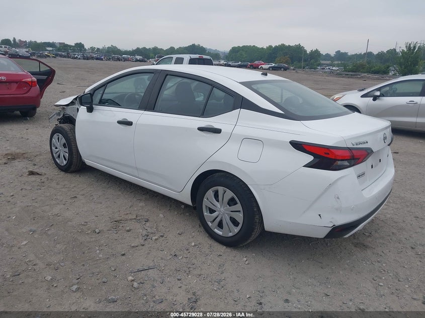 Vin: 3n1cn8dv8pl833984, lot: 46227727, nissan versa 1.6 s xtronic cvt 20233
