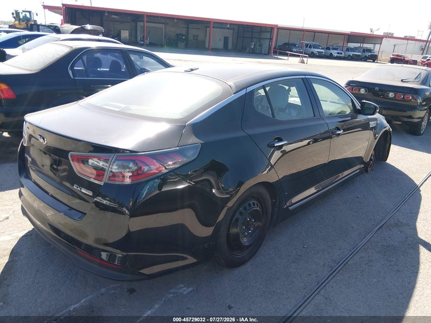 Vin: knagn4adxe5064126, lot: 46227730, kia optima hybrid ex 20144